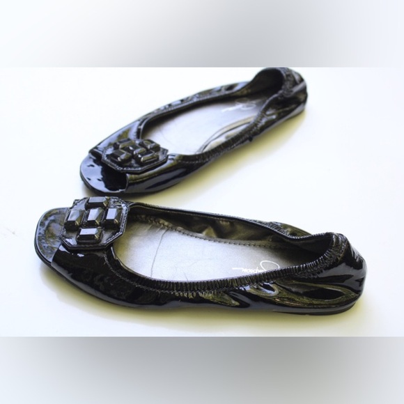 Jessica Simpson peep toe flats - Picture 3 of 11